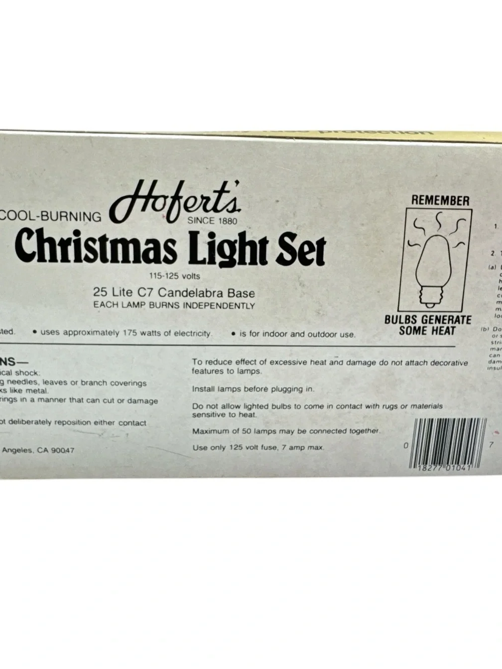 Vintage hofert’s tested